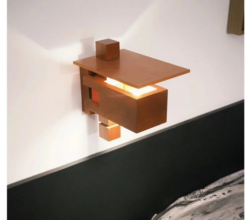Solid Wood Lamp