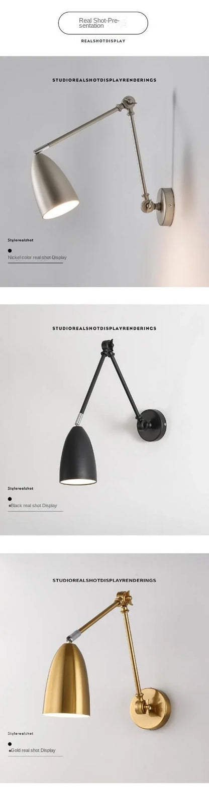 Telescopic Rocker Arm Lamp