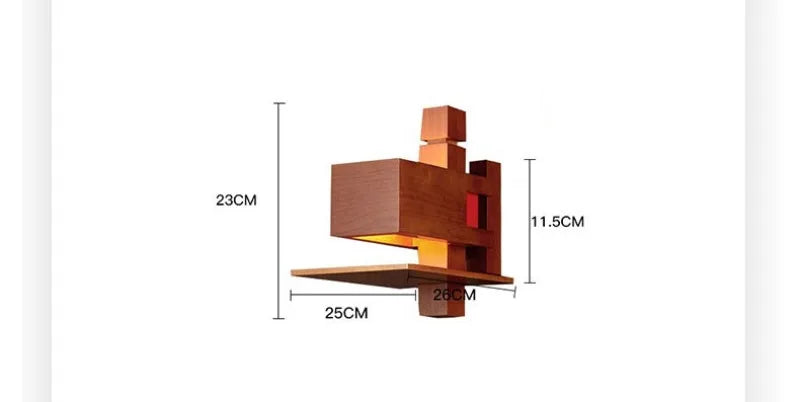 Solid Wood Lamp