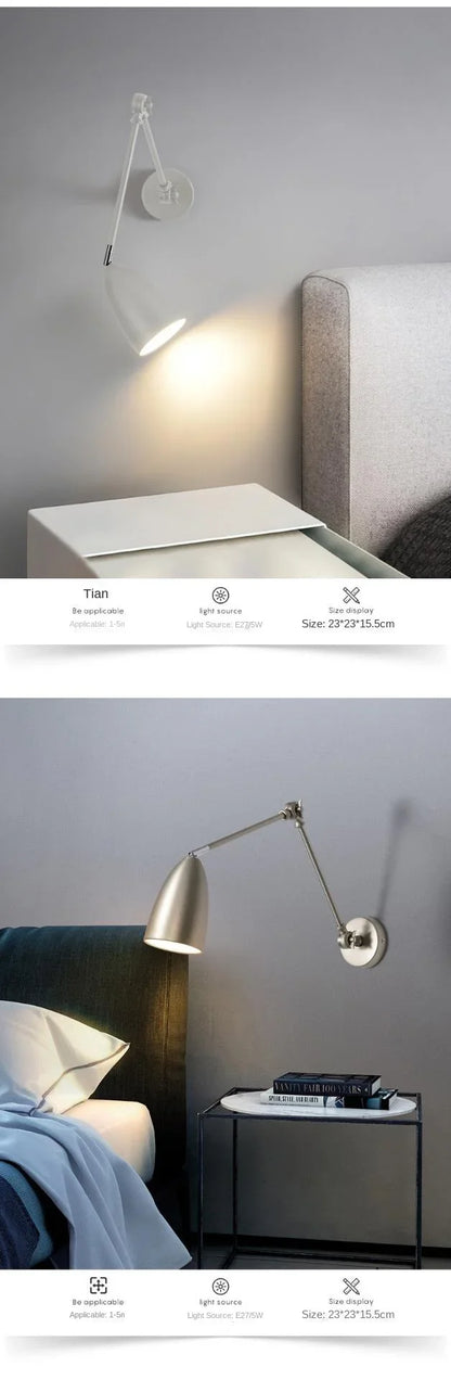 Telescopic Rocker Arm Lamp