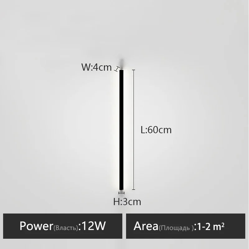 Minimalist Long Strip Wall Light