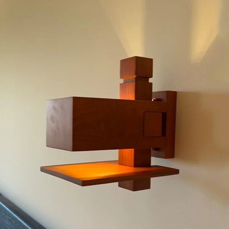 Solid Wood Lamp