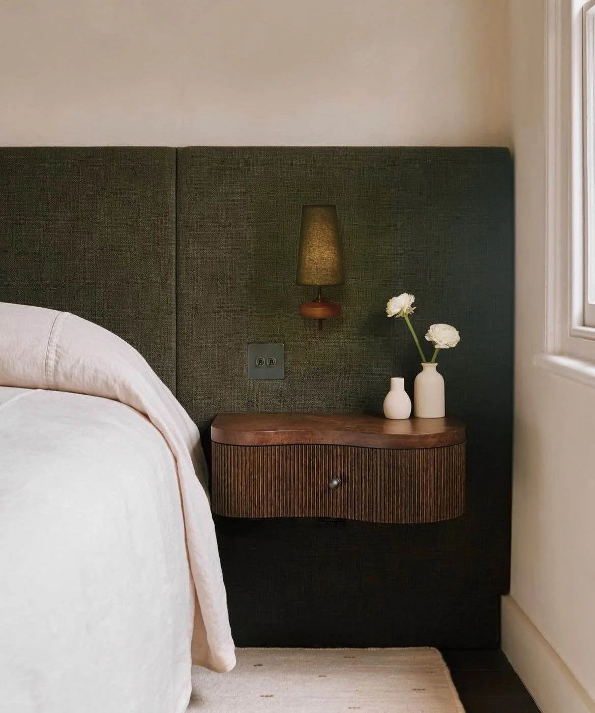 Modern fabric lamp