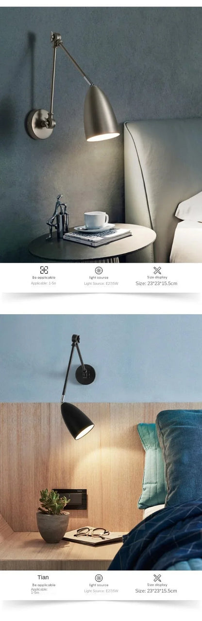 Telescopic Rocker Arm Lamp
