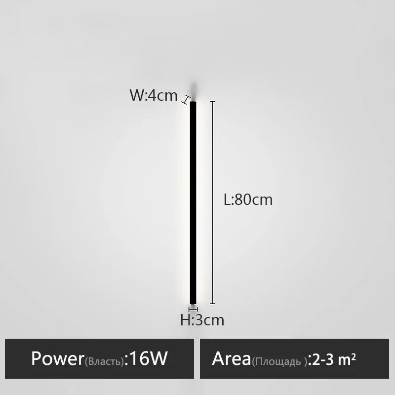 Minimalist Long Strip Wall Light