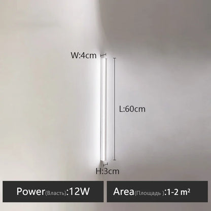 Minimalist Long Strip Wall Light