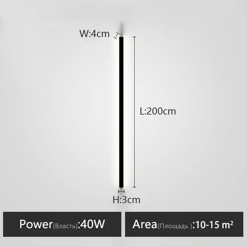 Minimalist Long Strip Wall Light