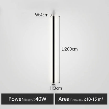 Minimalist Long Strip Wall Light