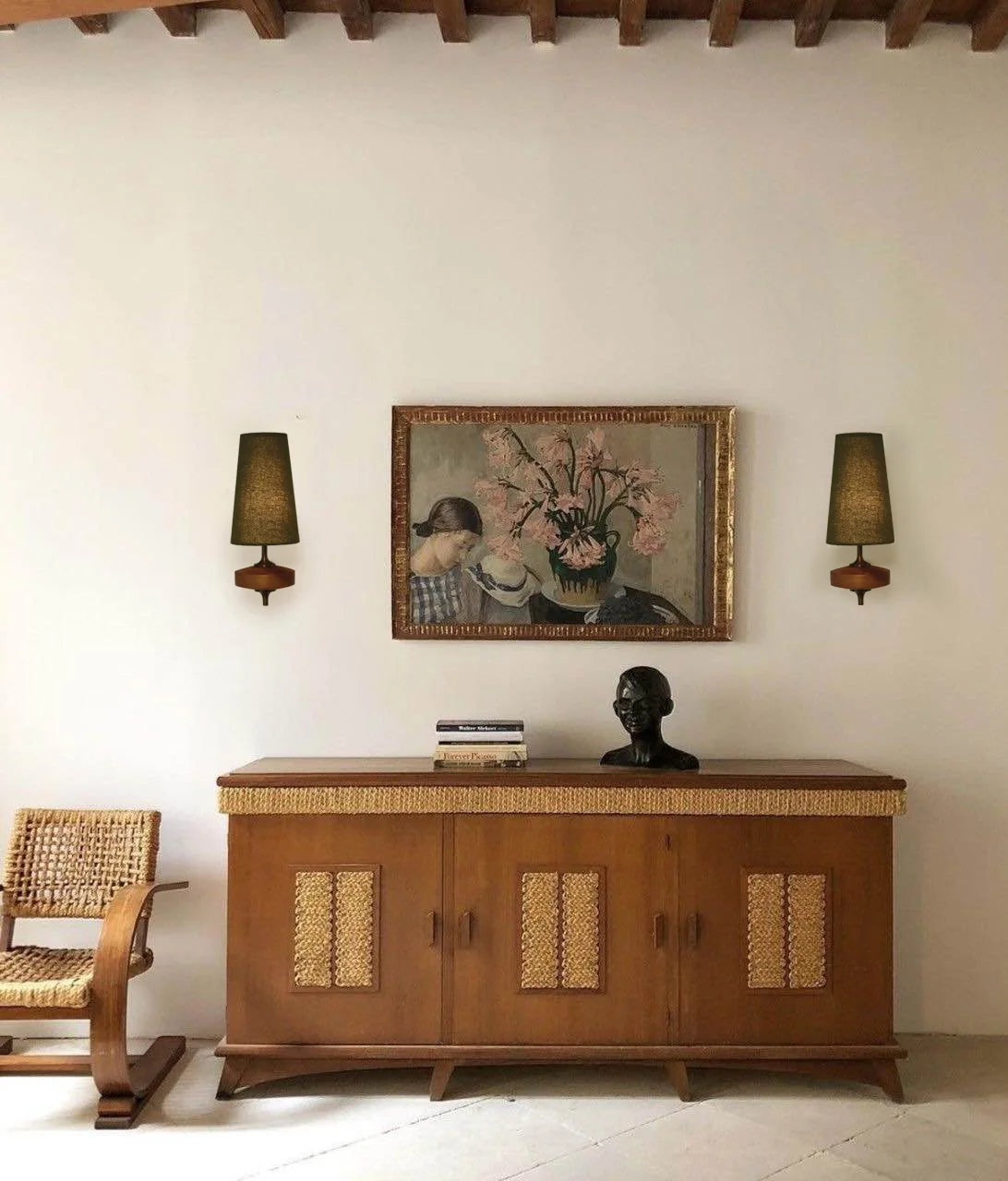 Modern fabric lamp