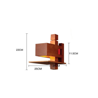 Solid Wood Lamp